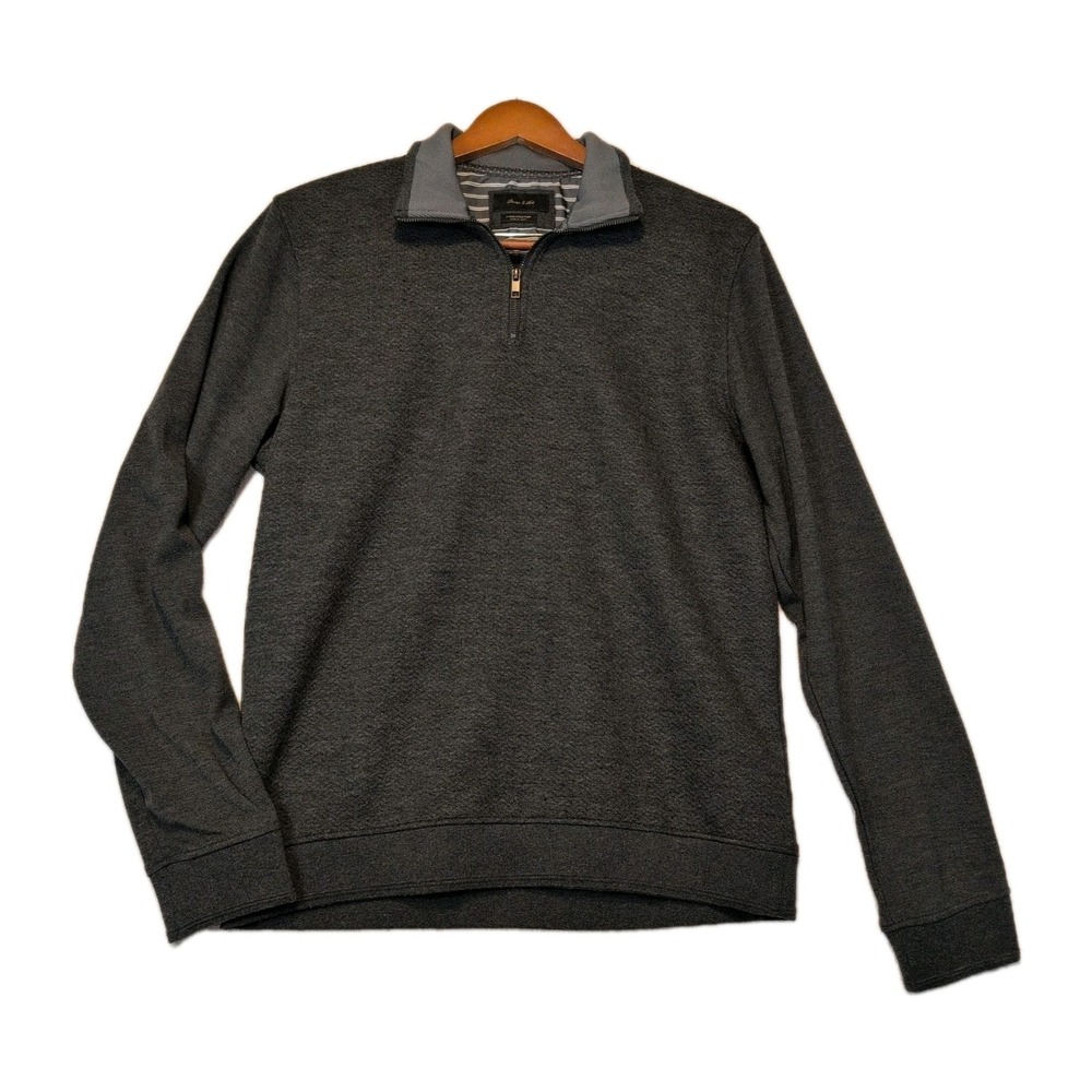 Porter & Ash Lg 2-Tone Structure Jacket 1/4 Zip GrandpaCore Layered Warm Cozy